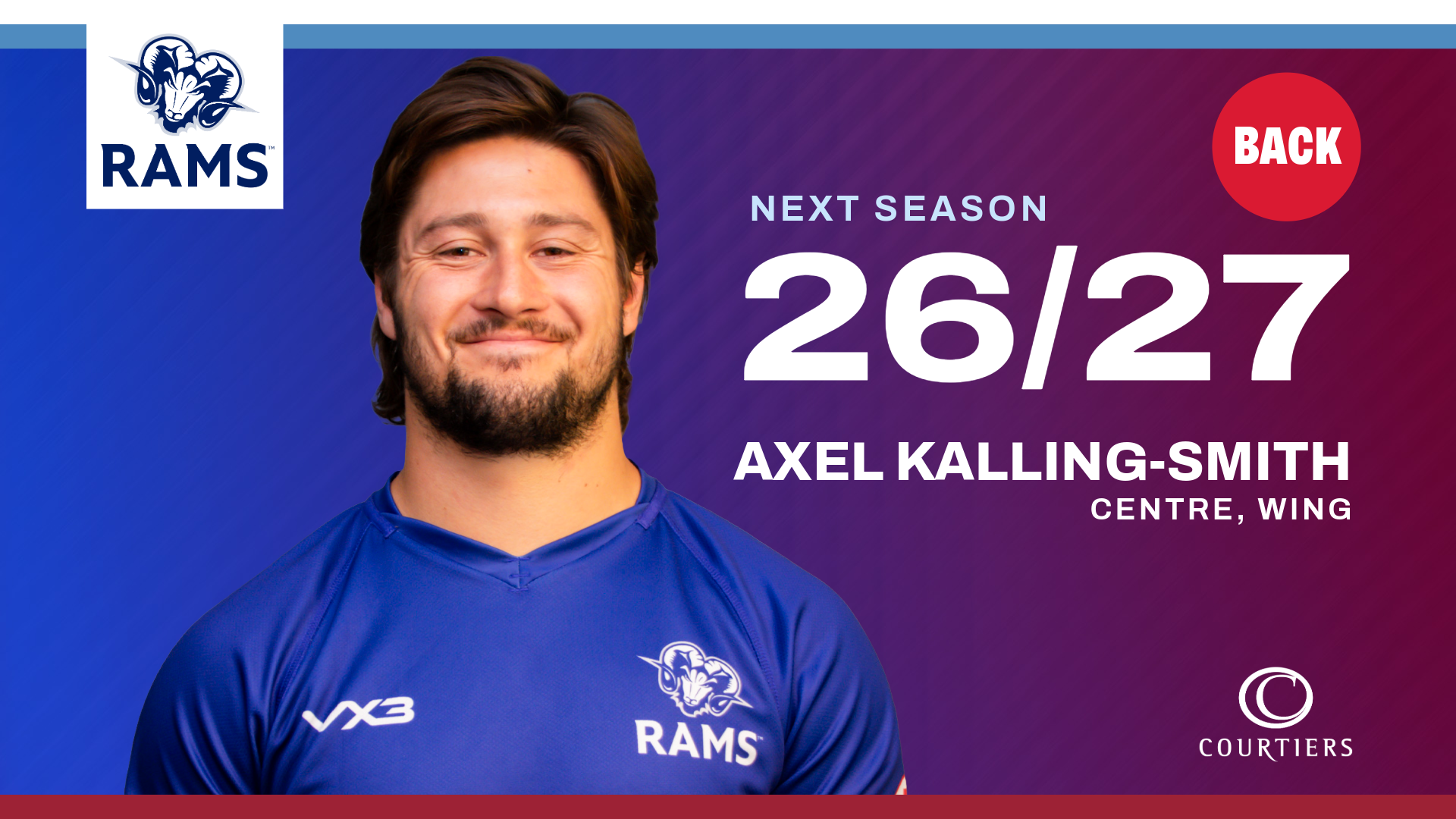 SWEDISH RECORD-BREAKER AXEL STAYING AT RAMS