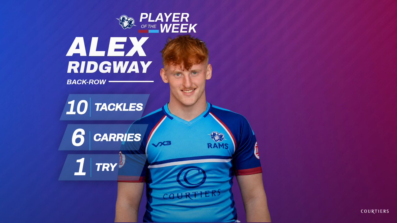 PLAYER OF THE WEEK: ALEX RIDGWAY